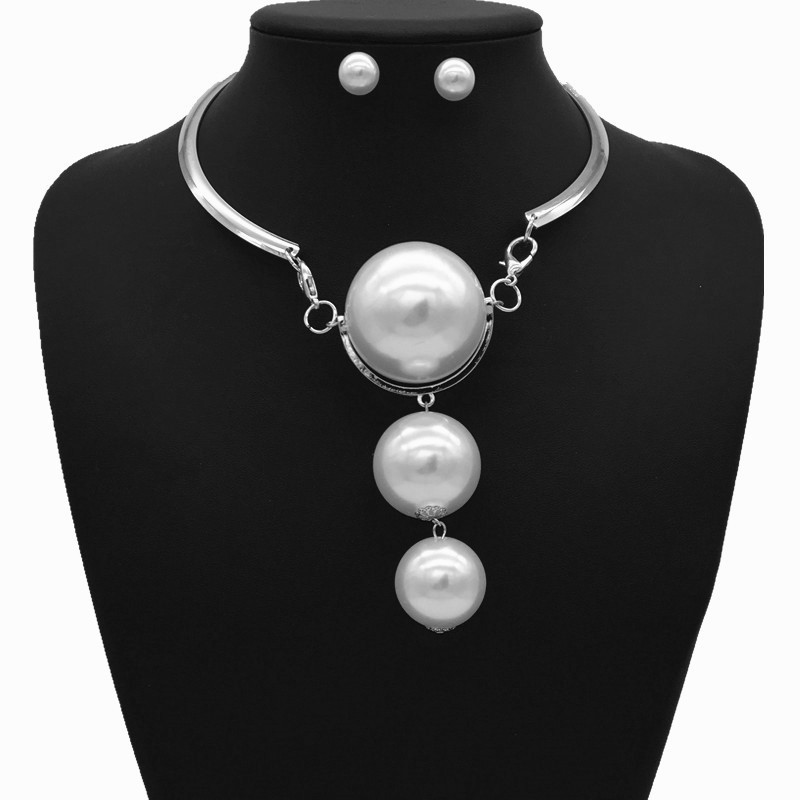 두바이 골드 진주 웨딩 쥬얼리 세트, 아프리카 신부 목 - Women Accessories Dubai 리뷰 및 가격