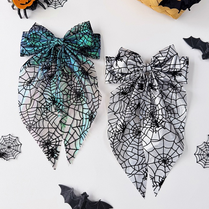 할로윈 스파이더 웹 리본 헤어 클립 고딕 펑크 에모 여 - Women'S Emo Accessories 리뷰 및 가격