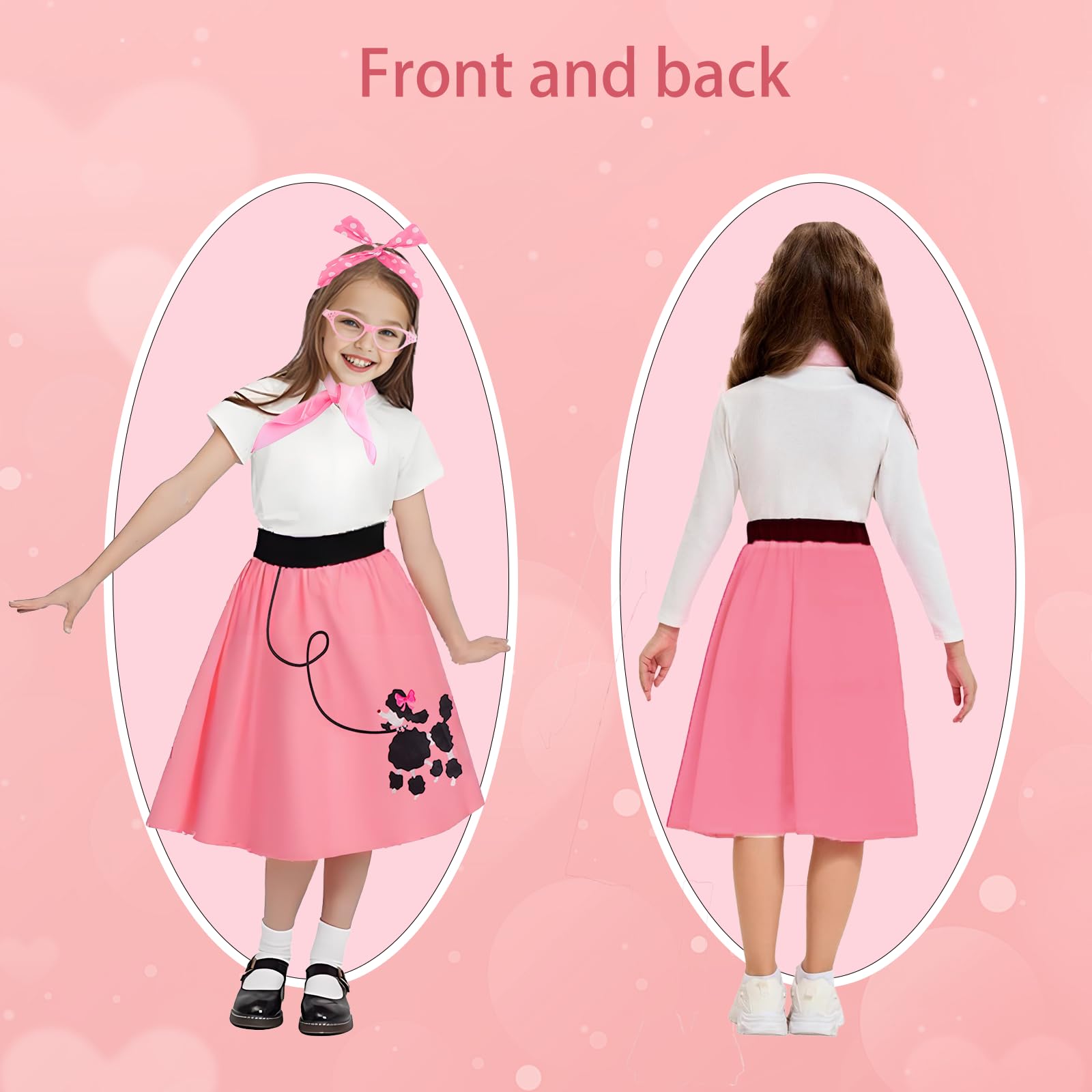 여성용 푸들 스커트 50년대 삭 홉 코스튬 레트로 빈티 - Women'S Accessories In The 1950S 리뷰 및 가격